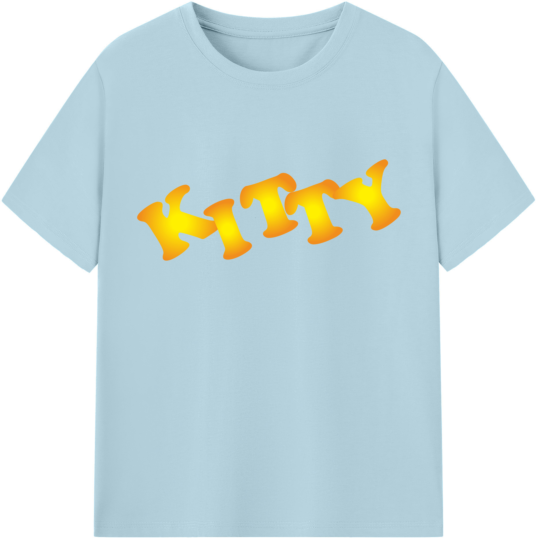（画像用） Hello Kitty ハローキティ 綿100％半袖Tシャツ（フロントプリント）